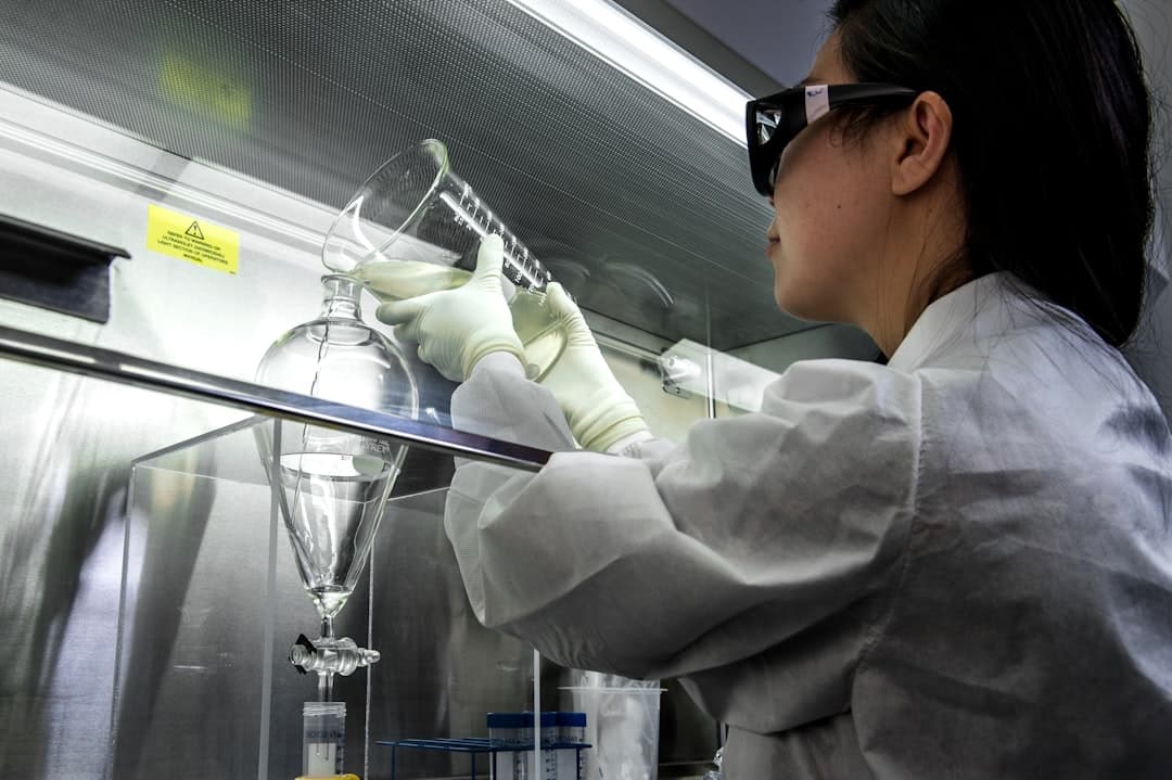Doctor reviewing patient health records and lab results